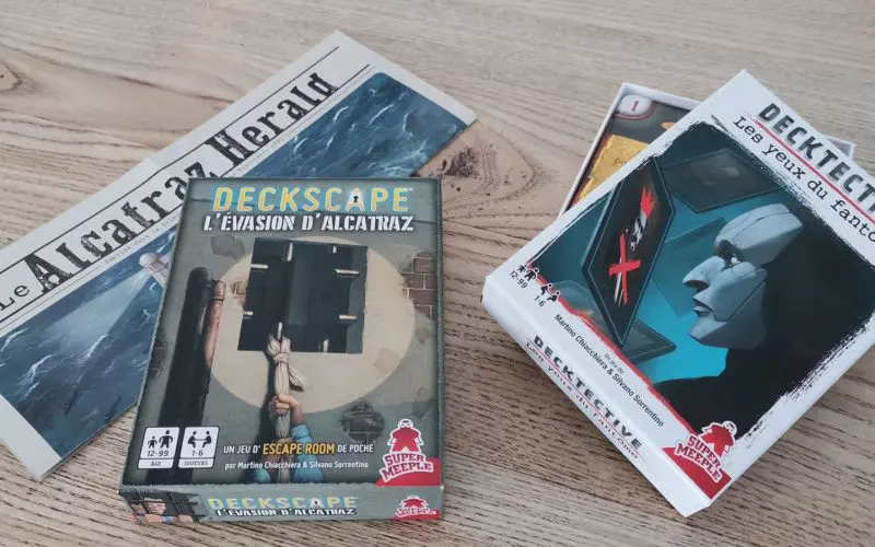 Le jeu de société Decktective vise la coopération en 3 D